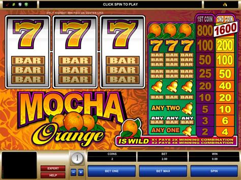 Play Slot Mocha Orange by Microgaming.